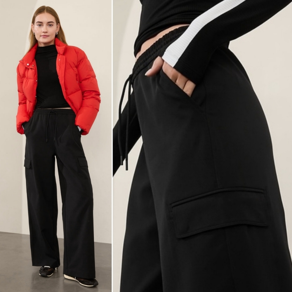 🆕️ Athleta Promenade Cargo Pants in Black